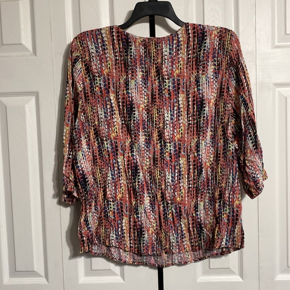 Colorful blouse top shirt size 16 - Picture 7 of 12